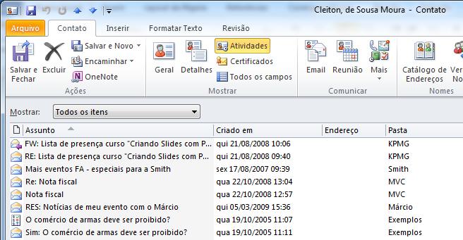 informação associada. Contato na Mesma Empresa Você já tem um contato de uma empresa e vai criar outro da mesma empresa?