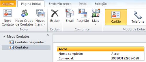 Grupo de contatos Muitas vezes você precisa enviar e-mails para um mesmo grupo de pessoas.