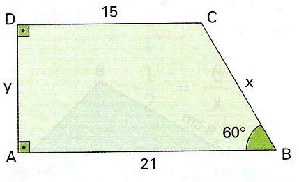 Calcule: a) o comprimento r do raio da circunferência; b) a distância x do ponto P ao centro O