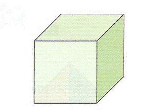 Qual e a área total da superfície desse cubo? a) 24 m² b) 20 m² c) 18 m² d) 16 m² 12.