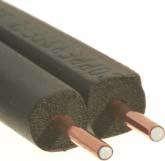 FIO TELEFÔNICO PARA INSTALAÇÕES EXTERNAS DROP WIRE Composto por fios bimetálicos (aço/cobre) isolados em PVC ou polietileno na cor preta.