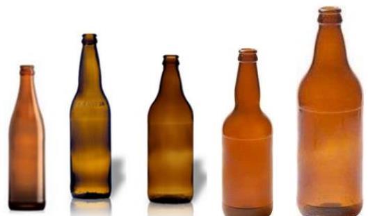 ANEXO I - TIPOS DE GARRAFAS E TAMPAS PERMITIDAS Garrafas de cerveja permitidas, apenas na coloração âmbar.