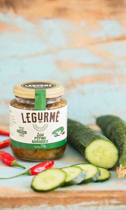 Relish de Pepino Agridoce 25 kcal Um relish agridoce feito com pepino japonês fatiado e com um leve toque de pimenta vermelha.