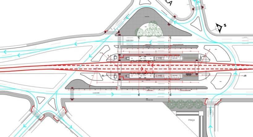 implantação da Estação Fagundes Varela