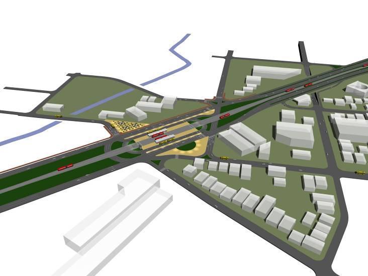 Figura 10 Perspectiva da Estação Fagundes Varela Fonte: IPPUC. Figura 11 Perspectiva da Estação Fagundes Varela Fonte: IPPUC.