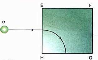 7) A figura deste exercício mostra uma espira retangular colocada entre os polos de um ímã. Utilizando a regra do tapa, responda: a) QualosentidodaforçamagnéticaqueatuaemcadaumdosladosGE,ED,DC?