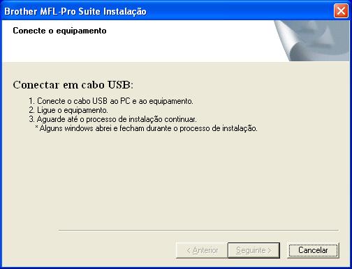 Apenas para utilizadores do Windows XP Certifique-se de que cumpriu as instruções de 1 a E das páginas 14-16.