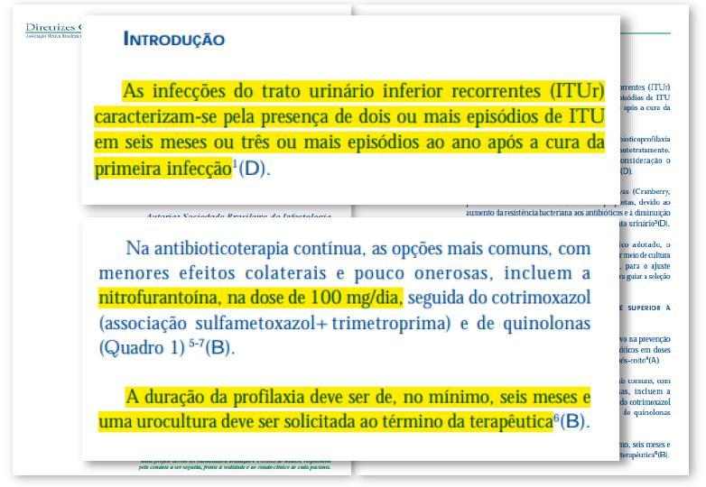 Doses e Aspectos Práticos QUANDO DEFINIR QUE A ITU É RECORRENTE?