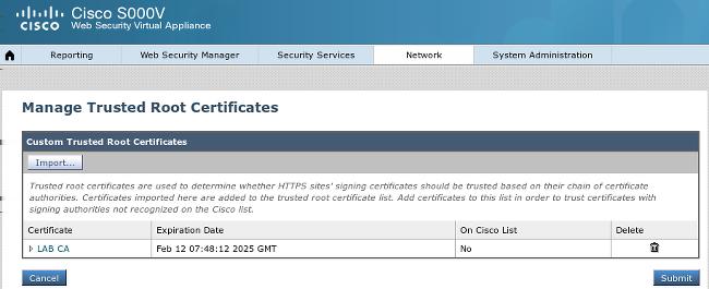 Éigualmente necessário gerar um certificado que o WSA se usará a fim autenticar ao pxgrid.