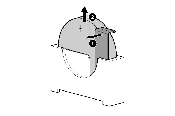 7. Remova a bateria. Para substituir o componente, inverta o procedimento de remoção.