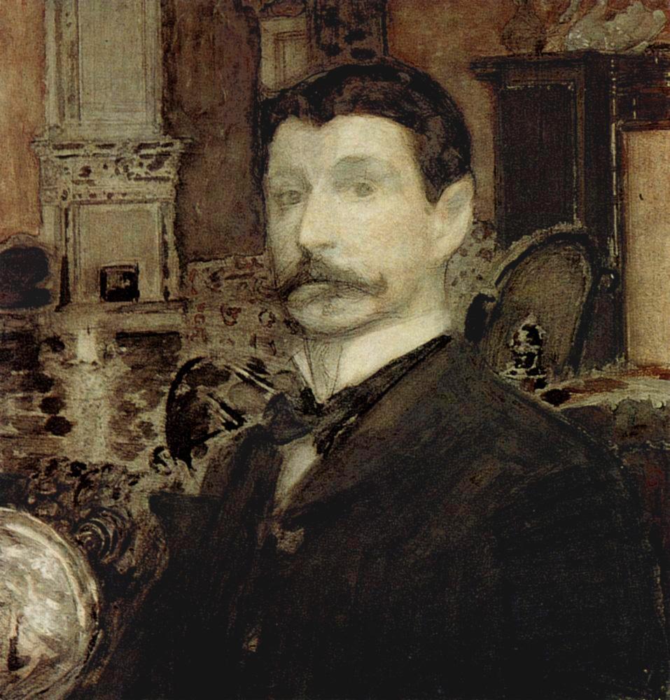 Mikhail Vrubel (1856-1910) Autorretrato.