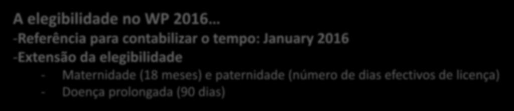 75 M para 5 anos Advanced Grants (track-record significativo nos últimos 10 anos) até 3.