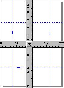 Clique e arraste para puxar uma linha-guia horizontal Clique e arraste para puxar uma linha-guia vertical Clique nesta seta e arraste até alcançar o ângulo desejado.
