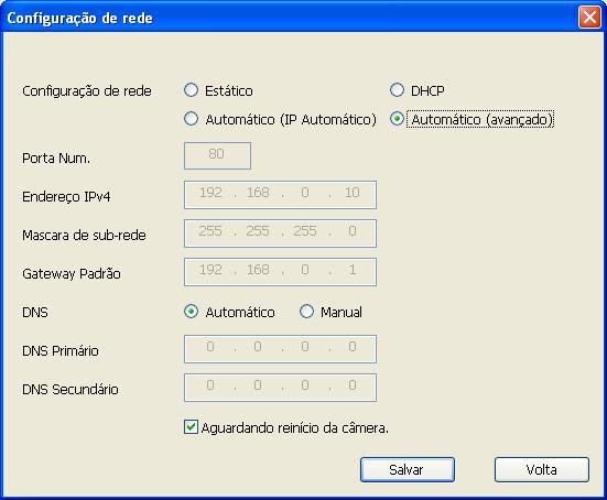 19 Utilização do CD-ROM As informações da câmera exibidas não são atualizadas automaticamente. Clique no botão [Procurar] para atualizar as informações.