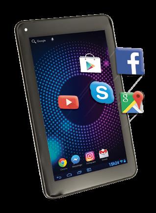 1GB de memória RAM Tablet Tablet 7 WIFI DZ7bt Processador Quad Core 1,3 GHZ Tela de 7
