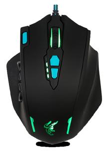 120mm x 85mm x 40mm Possui 17 botões Mouse Griffon 4000 DPI