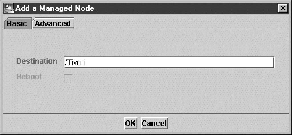 Especifique os alores para o nó gerenciado nos campos da guia Básica: Nome do Host Digite o nome do host completo para o computador no qual ocê cria o nó gerenciado.