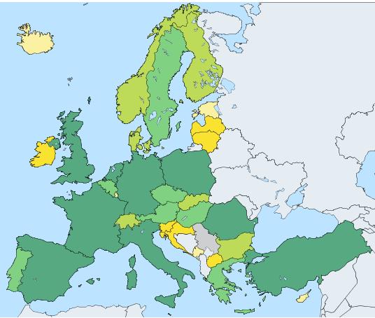 Crescimento da população (%): 2010-2016 Population growth (%) UE 28 / EU 28 1,4% -2,2% Portugal -2,5% -2,0% -1,5% -1,0% -0,5% 0,0% 0,5% 1,0% 1,5% 2,0%