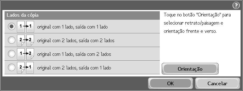 123 Fazer cópias frente e verso Coloque o original com a face voltada para baixo no alimentador de documentos ou com a face