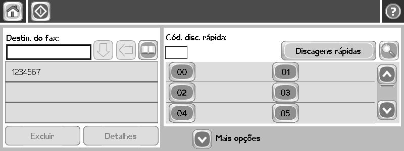 123 Enviar um fax Coloque o original com a face voltada para baixo no alimentador de documentos ou com a face voltada para