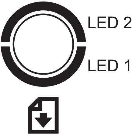 1 Introdução Luzes da Impressora 1.4 Luzes da Impressora Há duas luzes de LED que mostram o status da sua impressora. 1.4.1 Luzes de status Luzes de status ajudá-lo a verificar o estado da impressora.