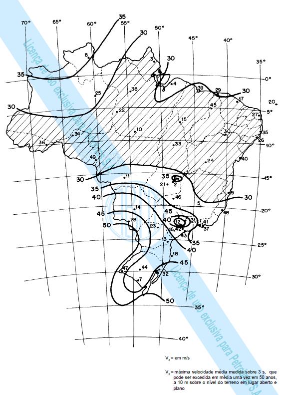 57 Onde: C a é o coeficiente de arrasto, determinada pelo gráfico (figura 37).