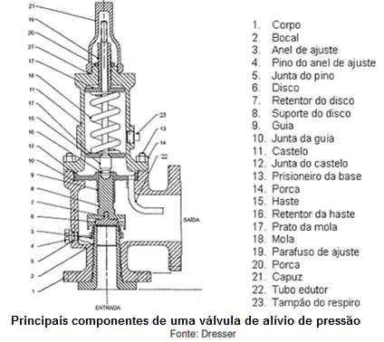 Componente móvel de uma válvula de segurança que contém a fonte de pressão do fluido que entra pelo bocal. Saia (Disk Holder ou Skirt) Componente móvel que dá suporte ao disco.