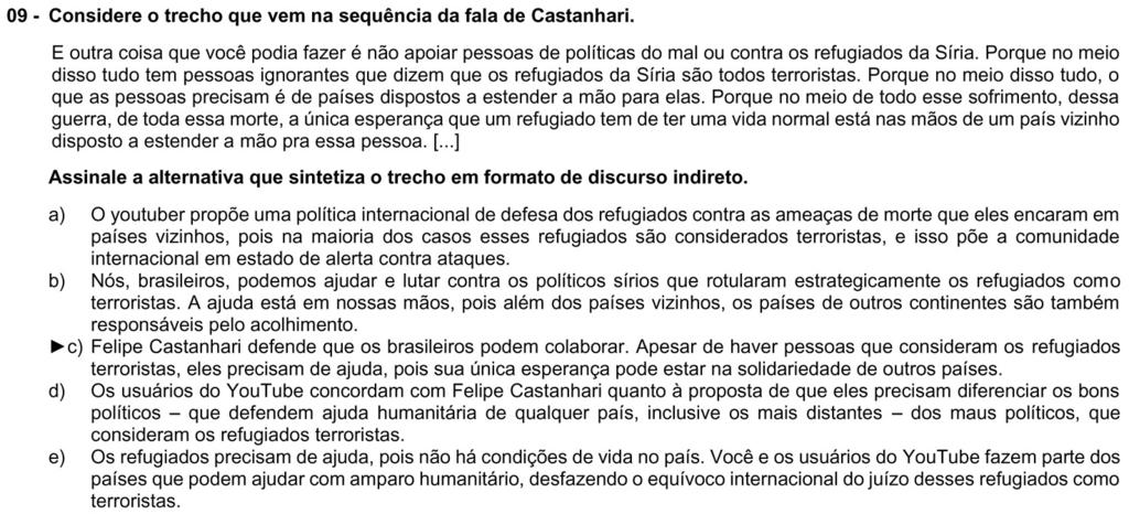 No ano passado, os elaboradores erraram a concordância do verbo haver. Desta vez, a regra nova geral de concordância verbal verbo concorda com o núcleo do sujeito foi esquecido.