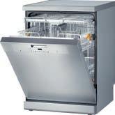 Máq. de lavar louça G 4203 SC BRWS Active Modelo de instalação livre em branco brilhante. Pré-selecção do programa até 24 h. Indicação do tempo restante. 5 programas de lavagem.