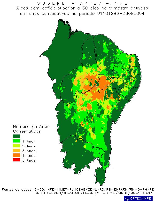 Impactos Severos nos Recursos Hídricos do Nordeste.