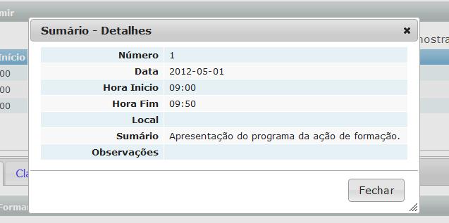 Ao dar um clique com o rato no símbolo faz emitir o impresso IMP.45. Para o tratamento das faltas, basta dar um clique com o botão esquerdo do rato no símbolo, para o sumário pretendido.