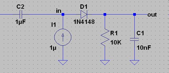 Demodulação AM - Detector de Envoltória Detector simples