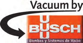 7 Vacío óptimo, máximo control & fiabilidad Vácuo ótimo, máximo controlo e fiabilidade Vacuum by Busch Todos los modelos de la gama SU están equipados con bombas Busch, robustas, fiables y de gran