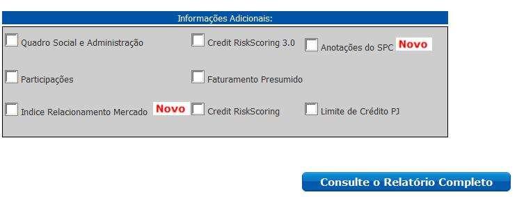 ações executivas, Recuperação Judicial, falências, cheques sem fundos e pendências financeiras (PEFIN/REFIN).