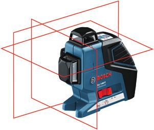 de referência. 4Alcance (Ø) sem recetor: 30 m. Alcance (Ø) com recetor 80 m. 4Precisão: ± 0,2 mm/m. 4Conectividade Bluetooth.