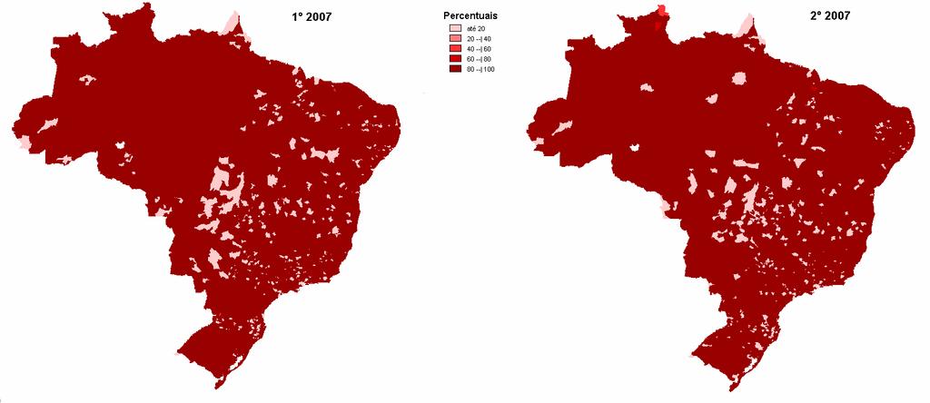 Figura 09: Cumprimento total das condicionalidades pelo total de