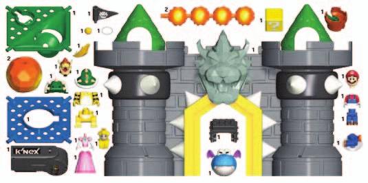 BOWSER S CASTLE BUILDING SET LE ChâTEAU DE BOWSER MC JEU DE CONSTRUCTION Keep these instructions in a handy location. They contain important safety information.