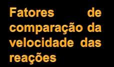 consoante o tempo que os reagentes demoram a transformar-se em produtos de reação: Reações muito lentas Reações