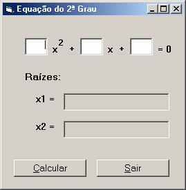 Para a interface sugere-se o modelo da figura apresentada, em que os eixos XY podem ser construídos usando a ferramenta line. 3.