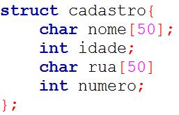 ESTRUTURAS Uma estrutura pode ser vista como um novo tipo de dado, que é formado por composição de variáveis de outros tipos Pode ser declarada em qualquer escopo.