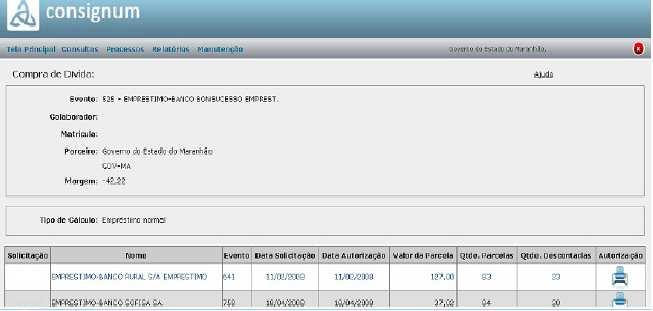 13. Digitar o CPF e pesquisar. Em seguida clicar em selecionar solicitação.