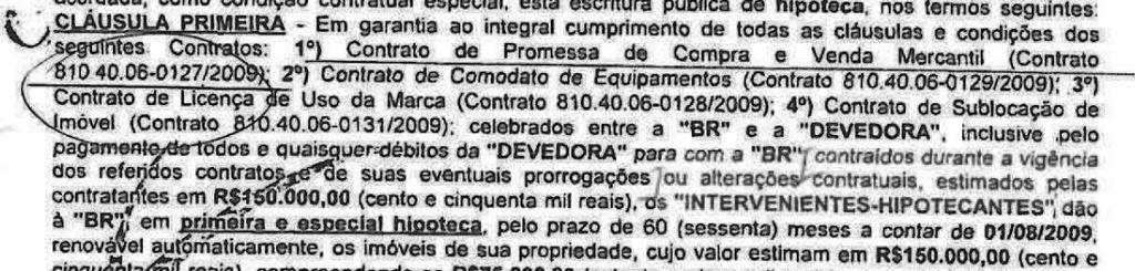 1.4. Hipoteca de 24/09/2009, Tabelionato Volpi, Curitiba/PR (a) Imóvel garantia 1 MATRÍCULA 32.