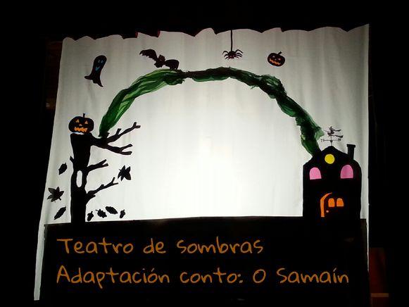 Actividades Neste primeiro trimestre, o alumnado de 3º A preparou unha obra de teatro de sombras, colaborando co día das Bibliotecas Escolares, o 24 de novembro.