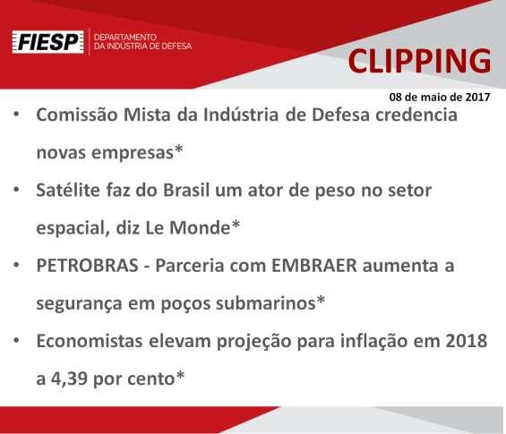 Comissão Mista da Indústria de Defesa credencia novas empresas* A Comissão Mista da Indústria de Defesa (CMID) aprovou, para a Base Industrial de Defesa, quatro novas empresas brasileiras