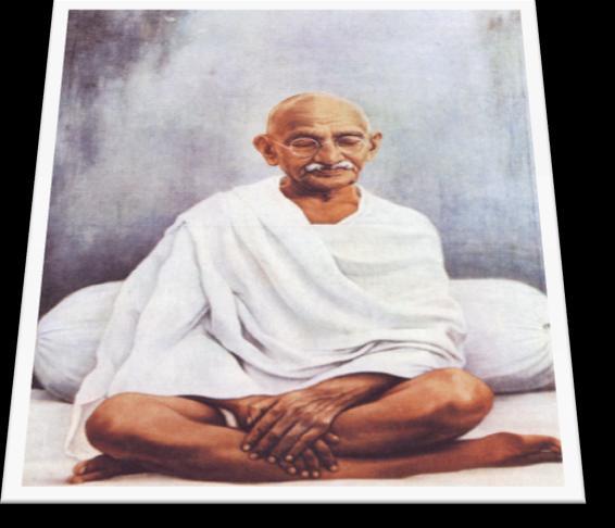 pessoas Apesar da simplicidade, Gandhi era um homem de família rica, estudou Direito na Inglaterra e viveu na África do Sul.