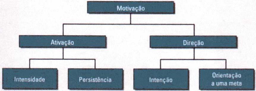 9 2.2 Motivação A motivação pode ser definida como sendo a direção e a intensidade de um esforço, sendo que, no contexto esportivo, a direção do esforço refere-se tanto à busca individual de um