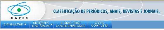 Critérios de Confiabilidade... Periódicos.