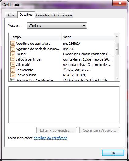 Nota: Em caso de fornecimento de manuais ou código fonte de sistemas para evidenciar a existência dos parâmetros de segurança de