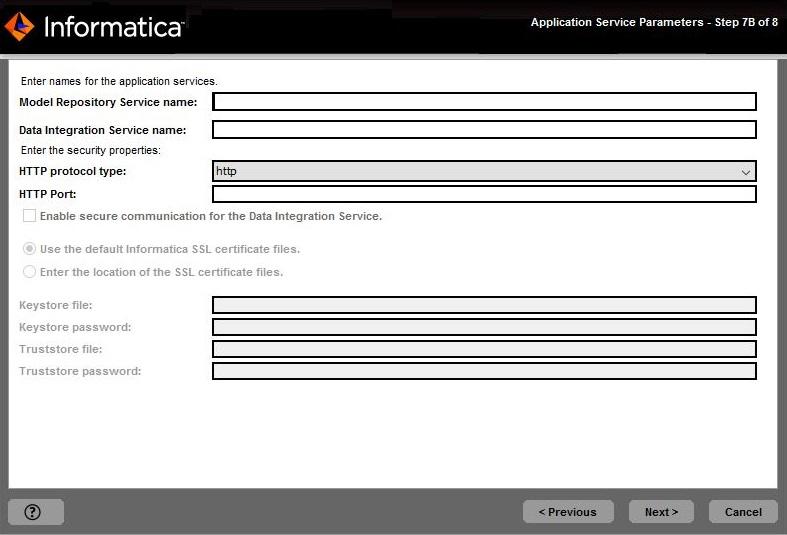 A seguinte tabela descreve as propriedades que você deve definir para um banco de dados seguro: Propriedade Arquivo de truststore do banco de dados Senha de truststore do banco de dados Cadeia de