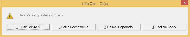 F5 FECHAMENTO - É nesta tela onde efetuamos fechamento do caixa e auxilio ao mesmo 1- Para Emitir Leitura X -> Ao comenrcios que tem ECF 2- Folha de Fechamento, espelho de fechamento de caixa contado